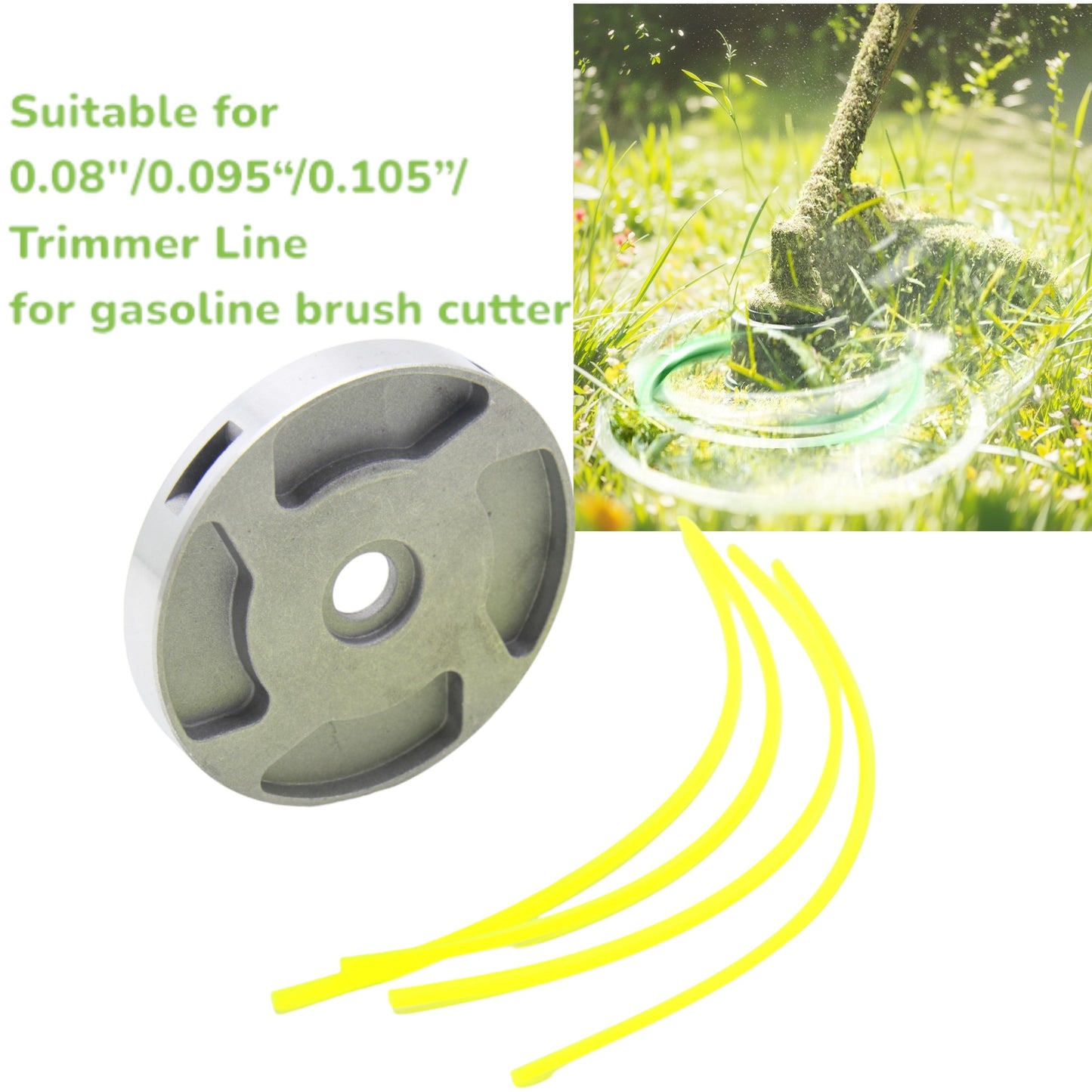 Aluminum Trimmer Head, fit for Grass Cutter and Grass Trimmer Cutter Weed Eater, Different Model Alumn Trimmer Head