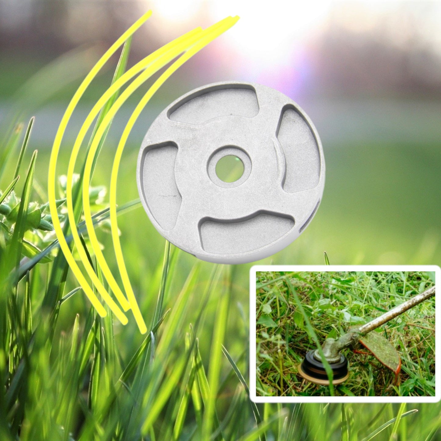 Aluminum Trimmer Head, fit for Grass Cutter and Grass Trimmer Cutter Weed Eater, Different Model Alumn Trimmer Head