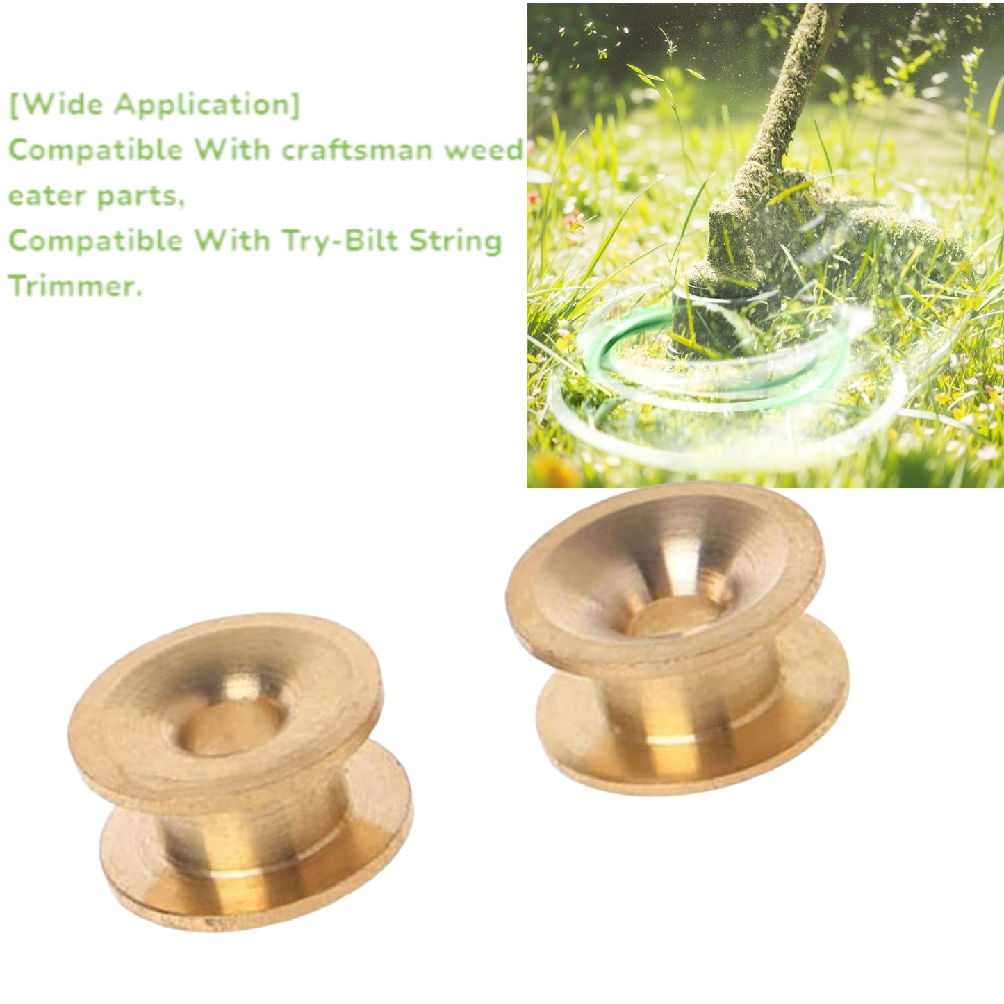 18Pcs Universal Grass Trimmer Head Eyelets Sleeve Strimmer Cutter Parts Accessories Replacement Parts