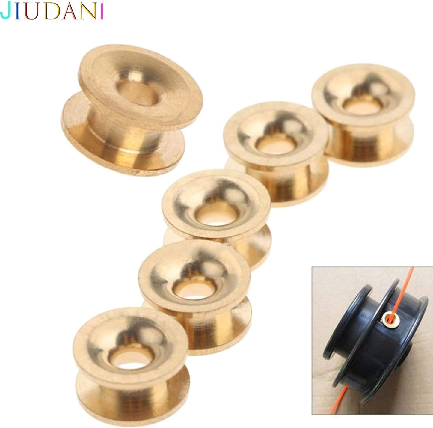 18Pcs Universal Grass Trimmer Head Eyelets Sleeve Strimmer Cutter Parts Accessories Replacement Parts
